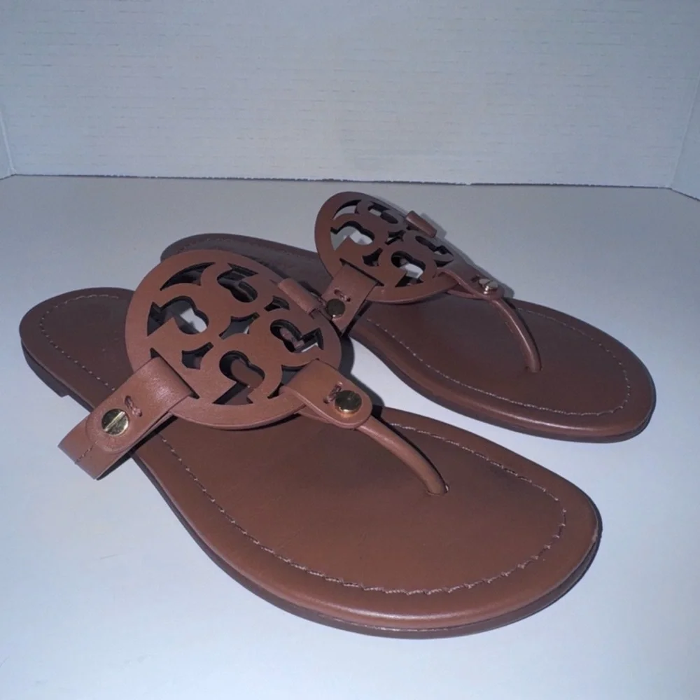 Tory Burch Miller Vintage Vachetta Sandals 6